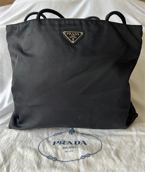 prada tessuto nylon tote bag|prada vintage nylon bag.